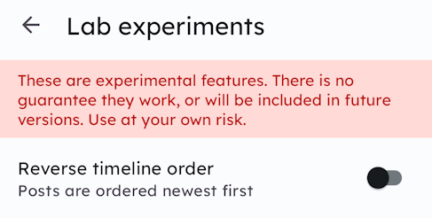 Pachli lab experiments preference