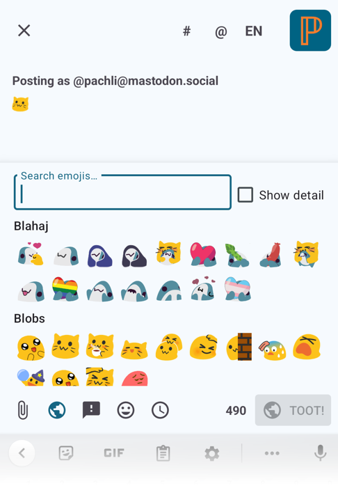 New emoji picker